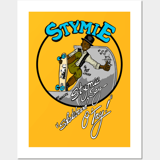 Stymie skater Wall Art by BludBros